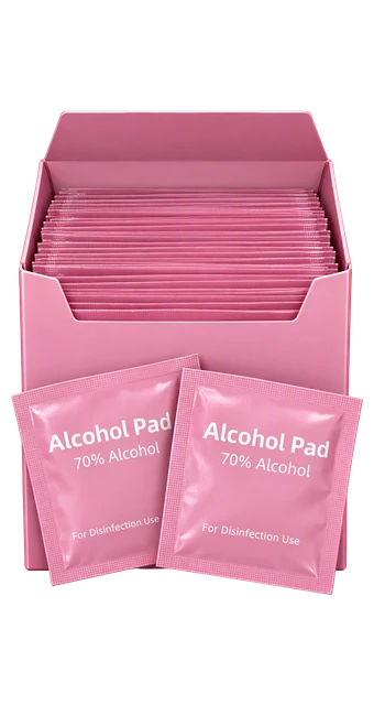 Gaziki nasączone alkoholem 70% 100 pads, OXpeptides