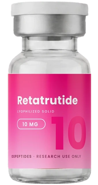 Retatrutide 10 mg — liofilizowany peptyd badawczy, fiolka OXpeptides