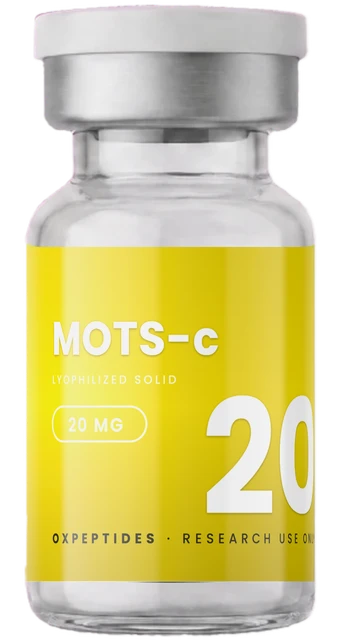 MOTS-c 20 mg — liofilizowany peptyd badawczy, fiolka OXpeptides
